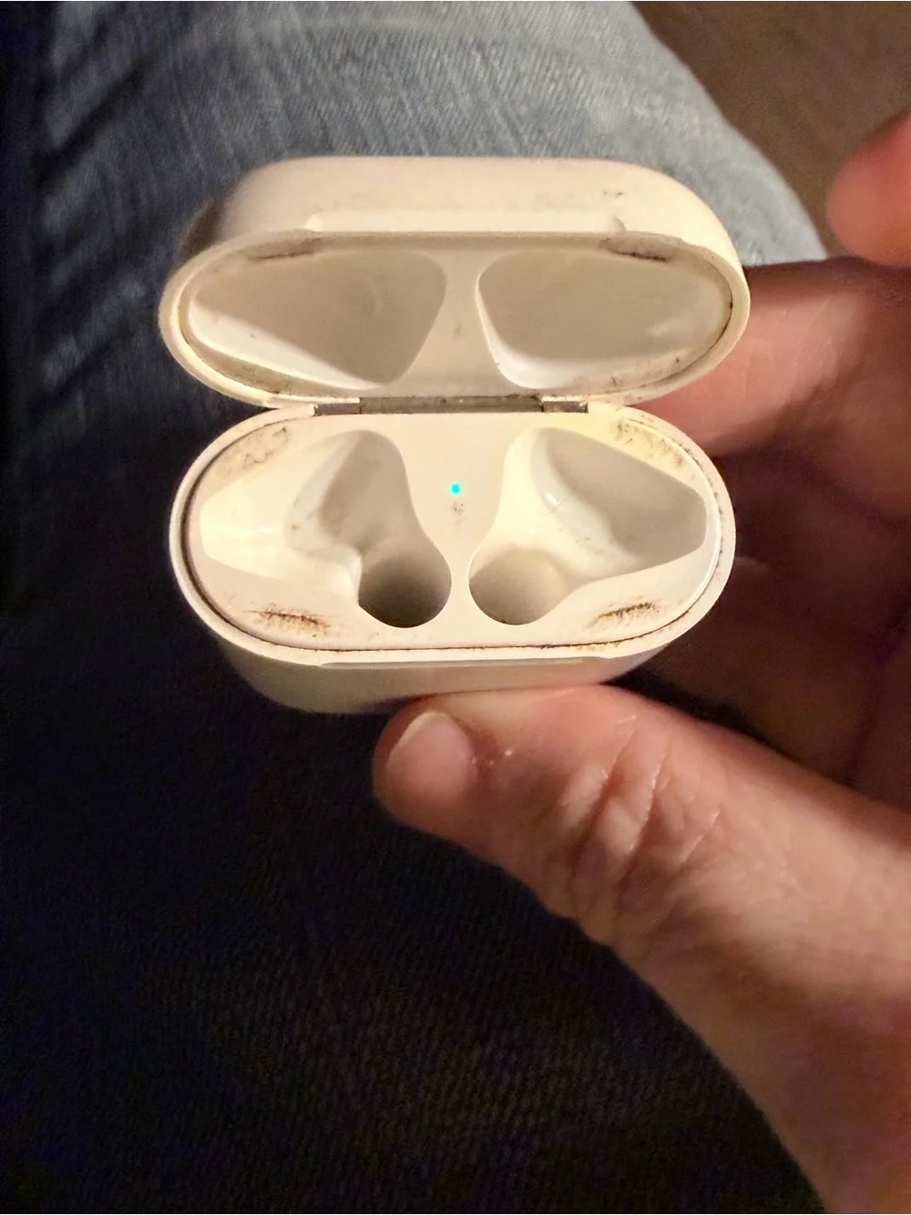 Apple White AirPods Charging Case with Pairing Button parts
